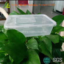 Food grade rectangular small clear plastic containers